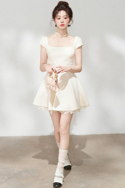 Lace Patchwork Sweet Dress