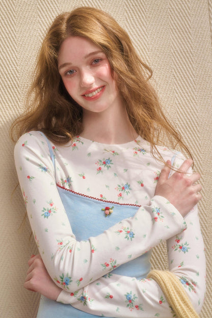 Baby Floral A-Line Flower Dress + Suspender Dress