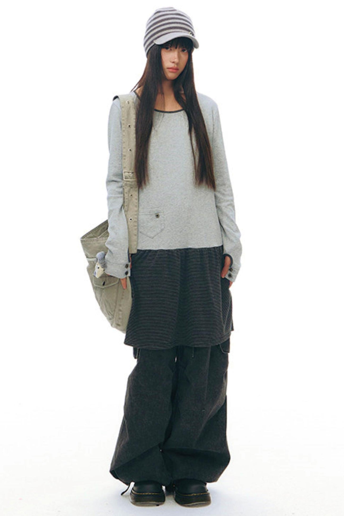 レトロワークウェアルーズパンツ