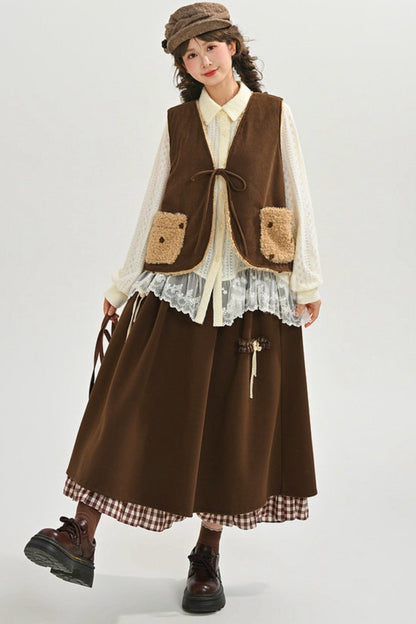 Mori Lace Patchwork Blouse