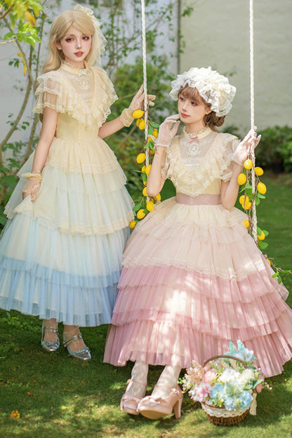 Sweet Gradient Princess Dress + Accessories