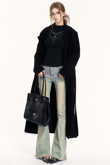 Spice Girl Chain Print High Neck Top