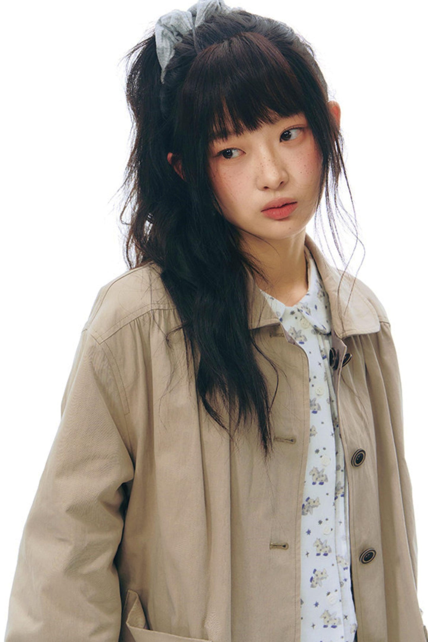 ダブルサイドドールカラーコート