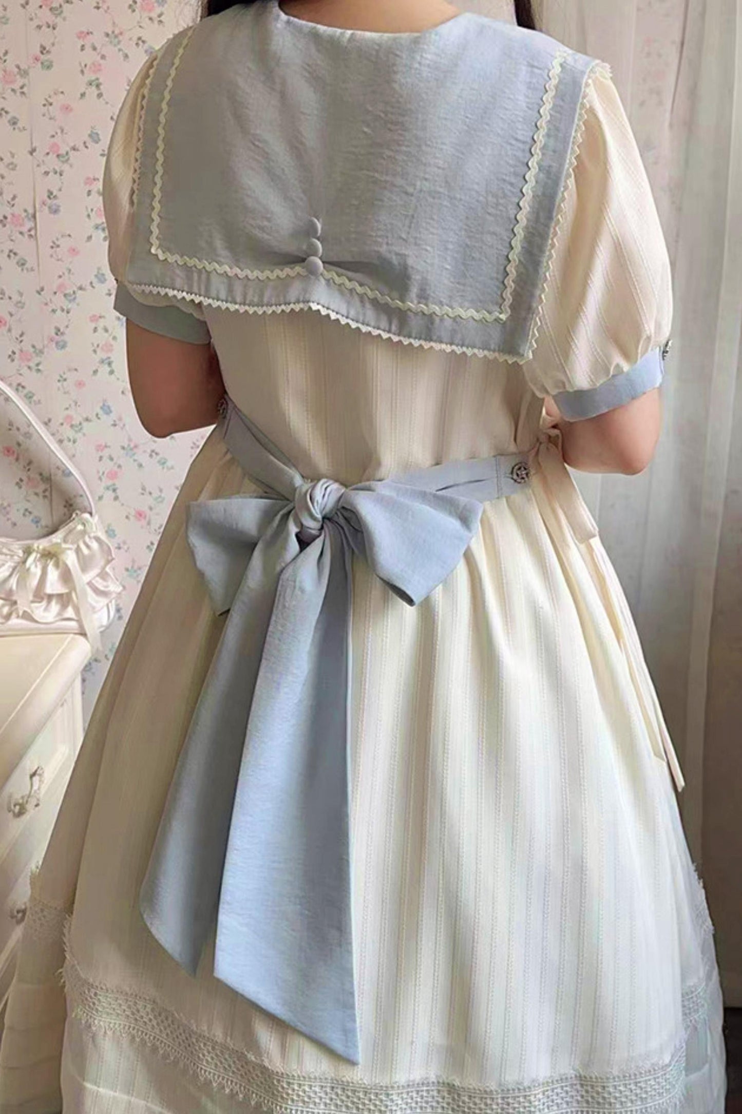 Classic Marine Lolita Dress + Accessories