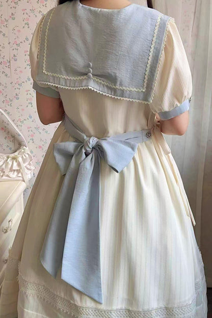 Classic Marine Lolita Dress + Accessories