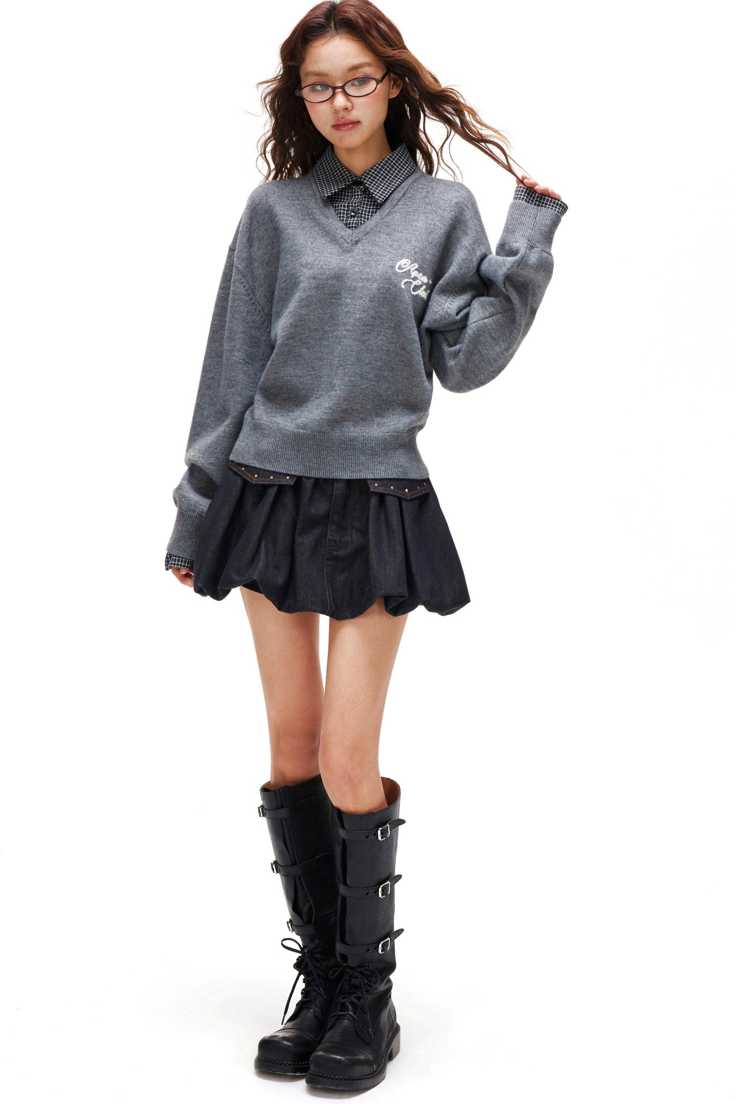 Floral Bad Balloon Skirt