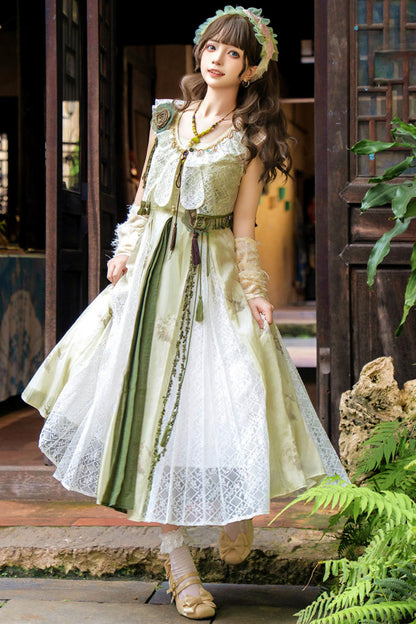 スウィートリゾートスタイルロリータサンドレスセット