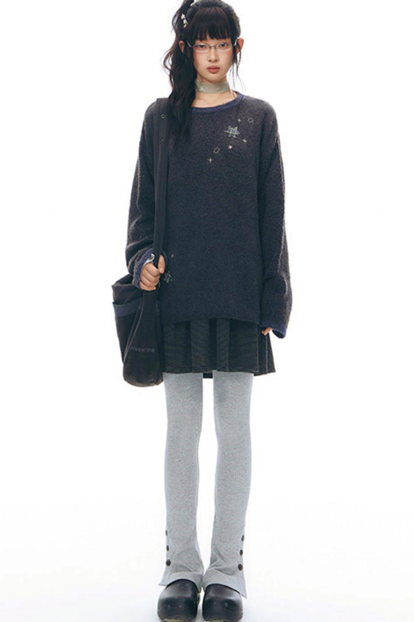 スリムスリットヘムレギンス