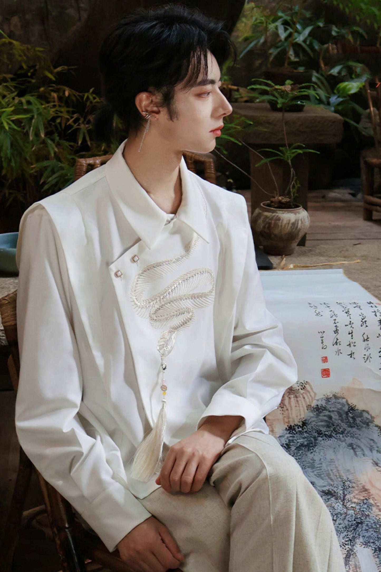 Snake Bone Prince Blouse