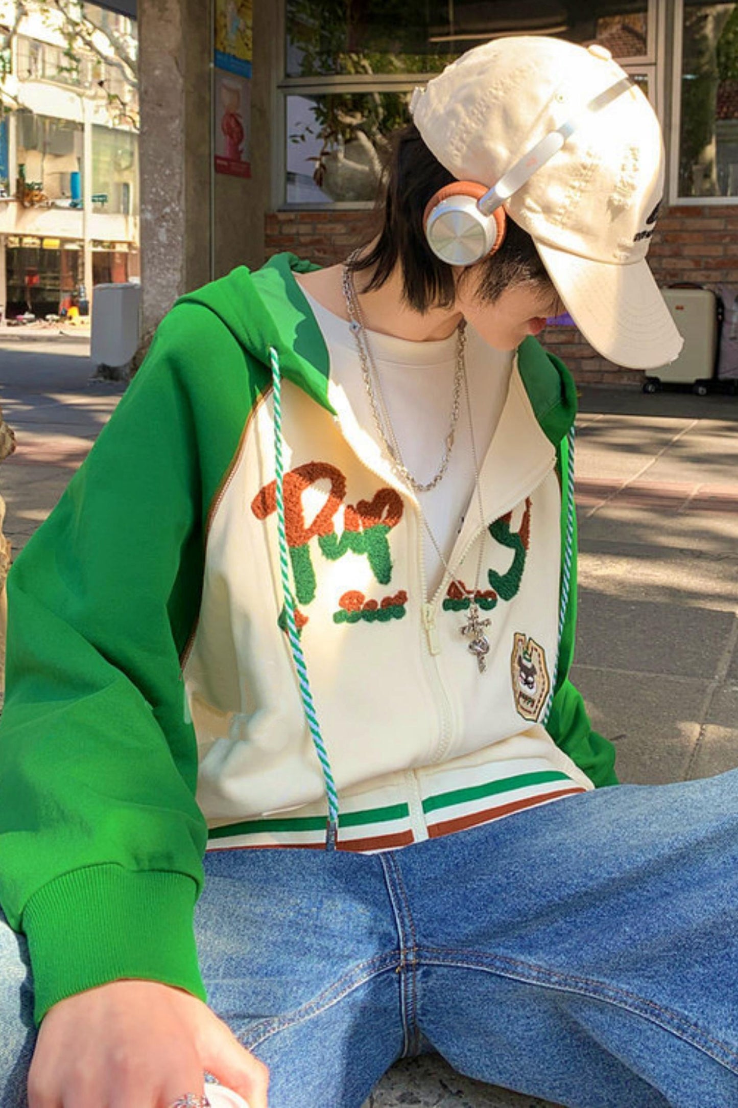 Mori Embroidered Hooded Jacket