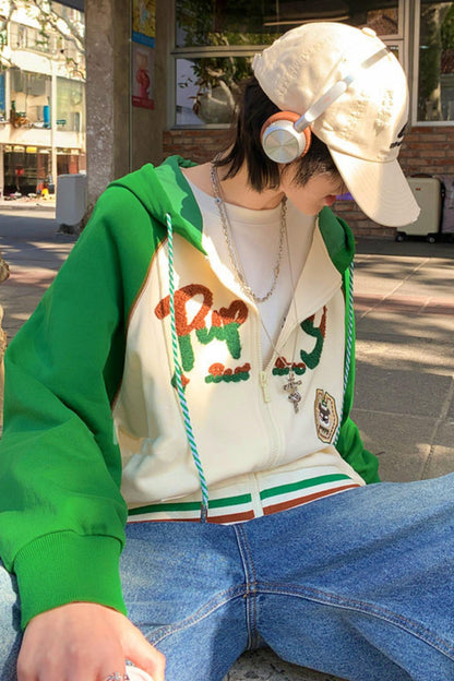 Mori Embroidered Hooded Jacket