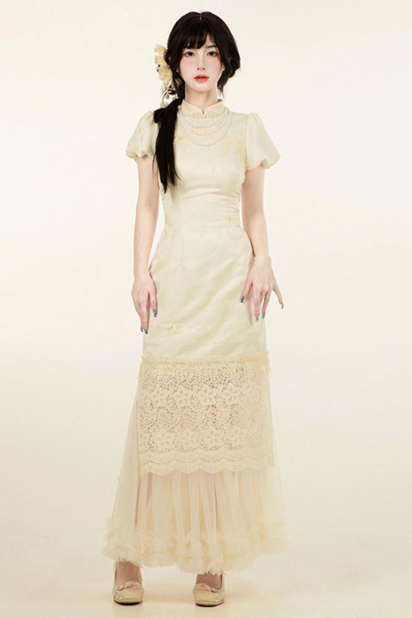 【予約商品】エレガントフィッシュテールロリータドレスセットアップ