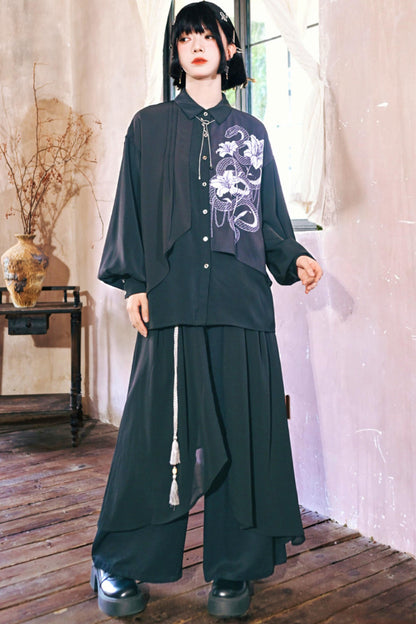Dark Realm Chiffon Blouse