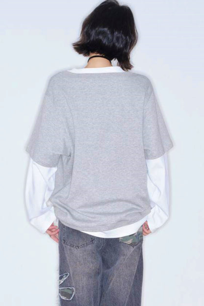 Gravity Patchwork Color Blocked Top