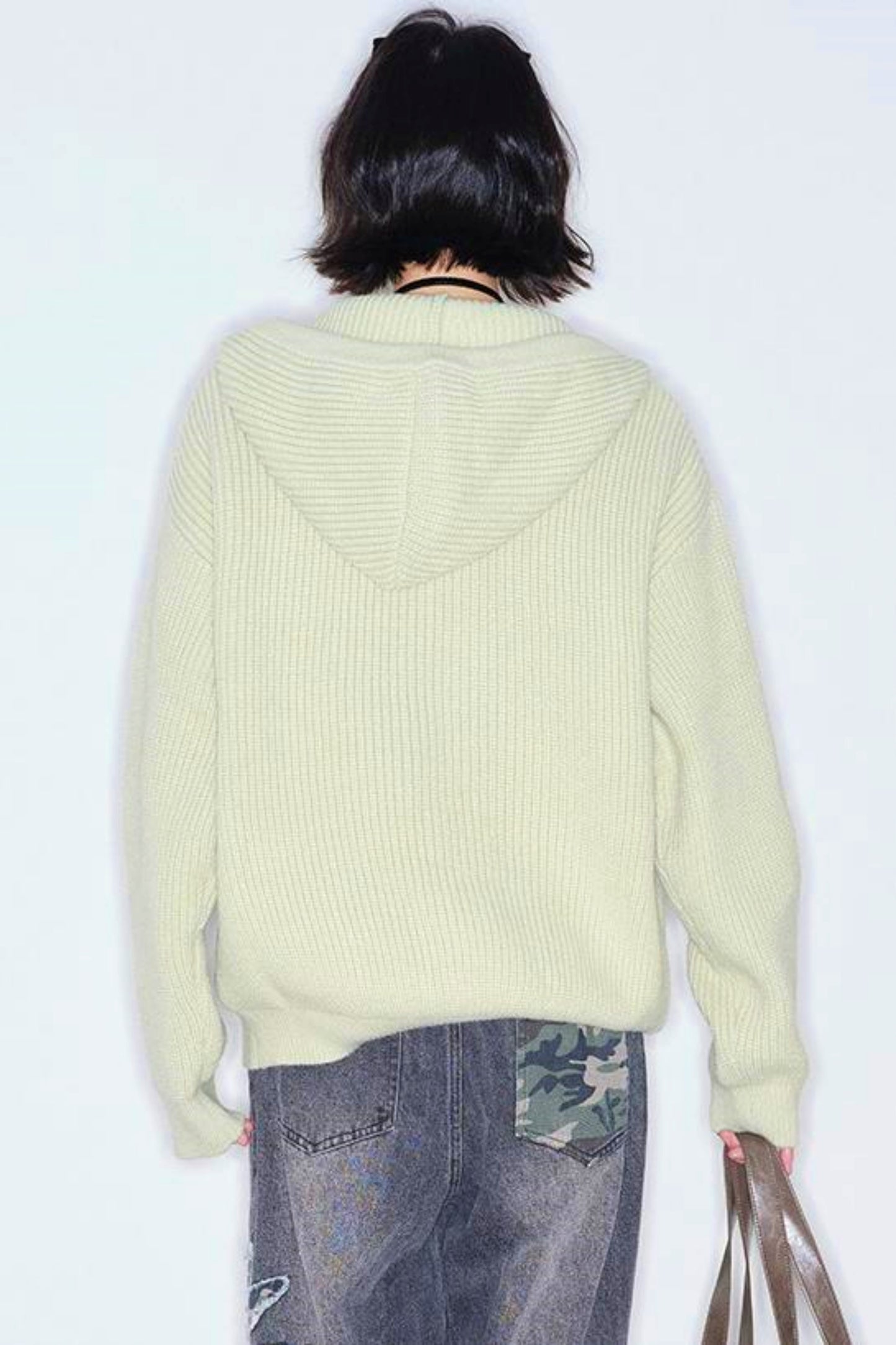 Gravity Knitted Hooded Jacket