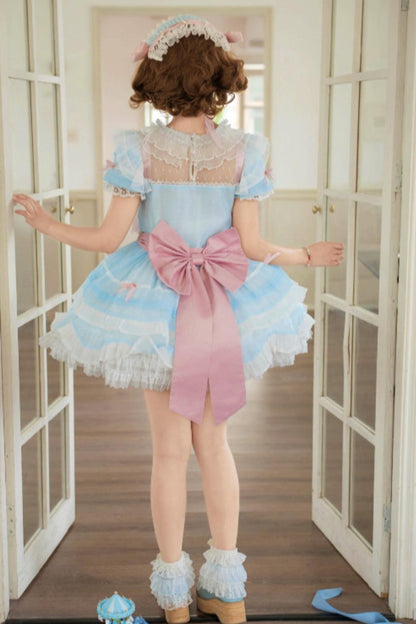 [Vorbestellartikel] Sommer-Karussell-Ballerinakleid + Accessoires