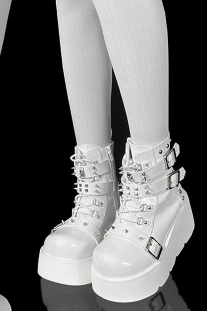 Punk Platform Biker Boots