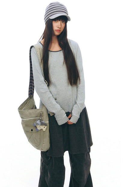 ボーダーニットキャップ