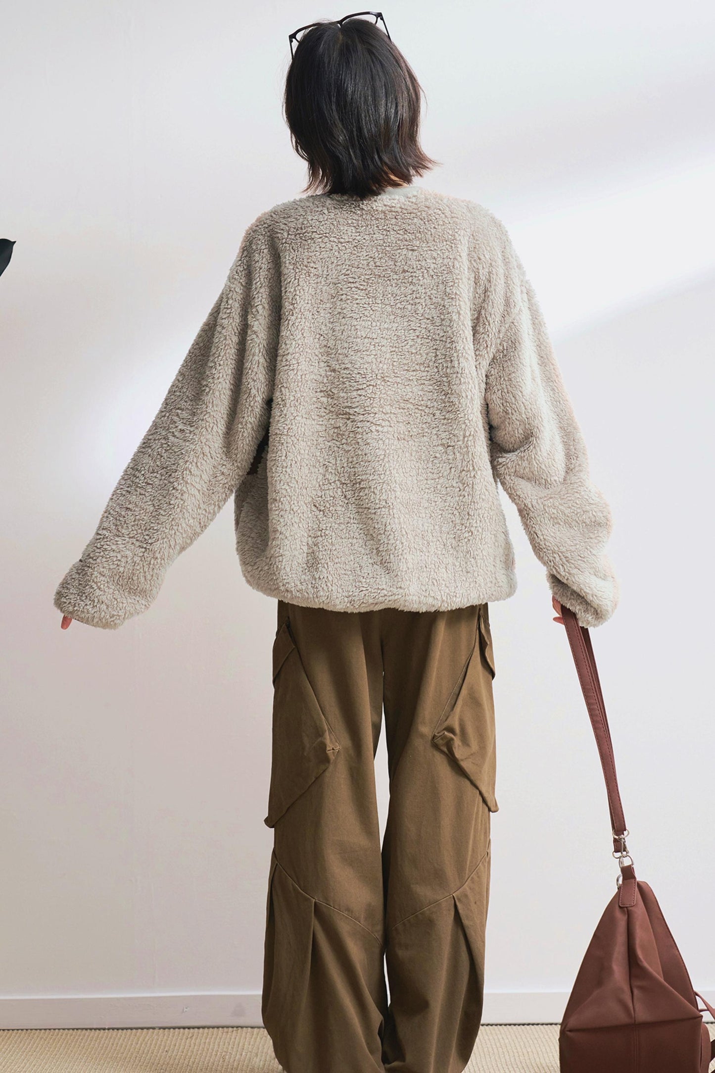 ルーズポーラーフリーススウェット