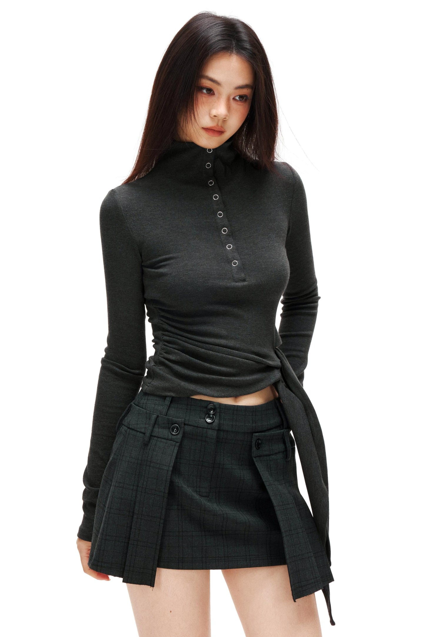 タートルネックヒーティングトップス