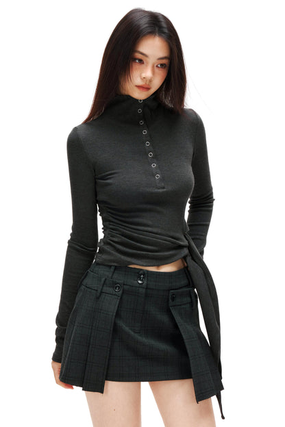 タートルネックヒーティングトップス