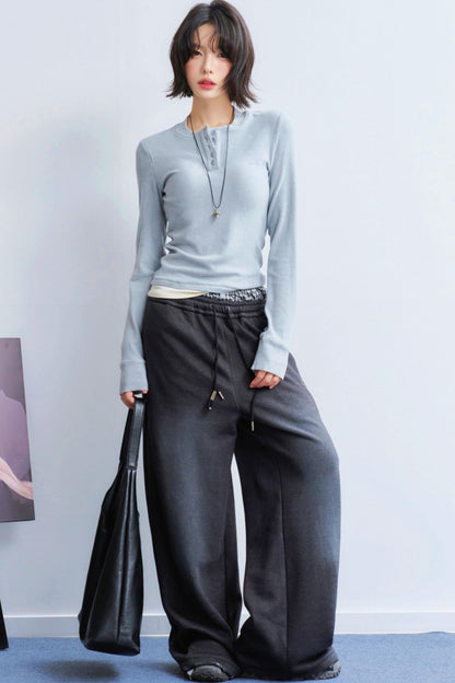 Soft long sleeve tops