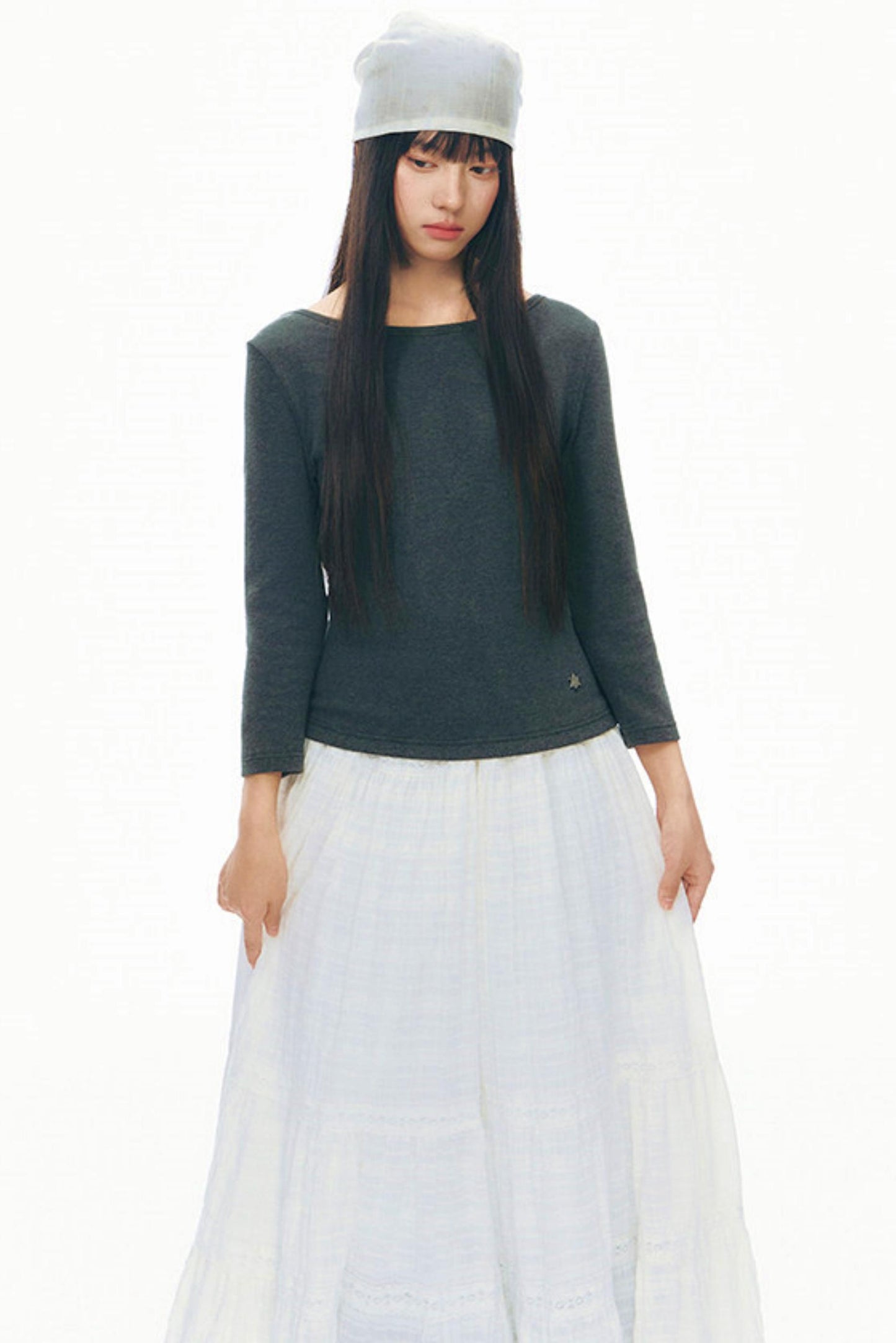 Cut-Out Design Slim Top