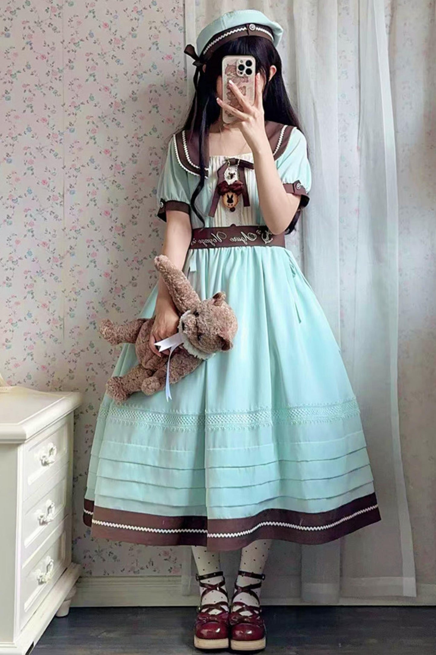 Classic Marine Lolita Dress + Accessories