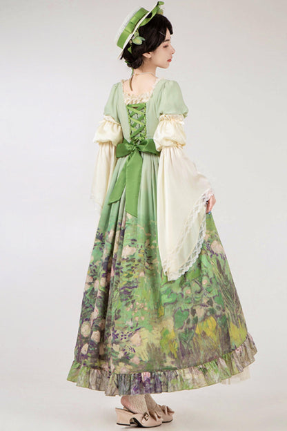 クラシックシフォンローズドレスセットアップ