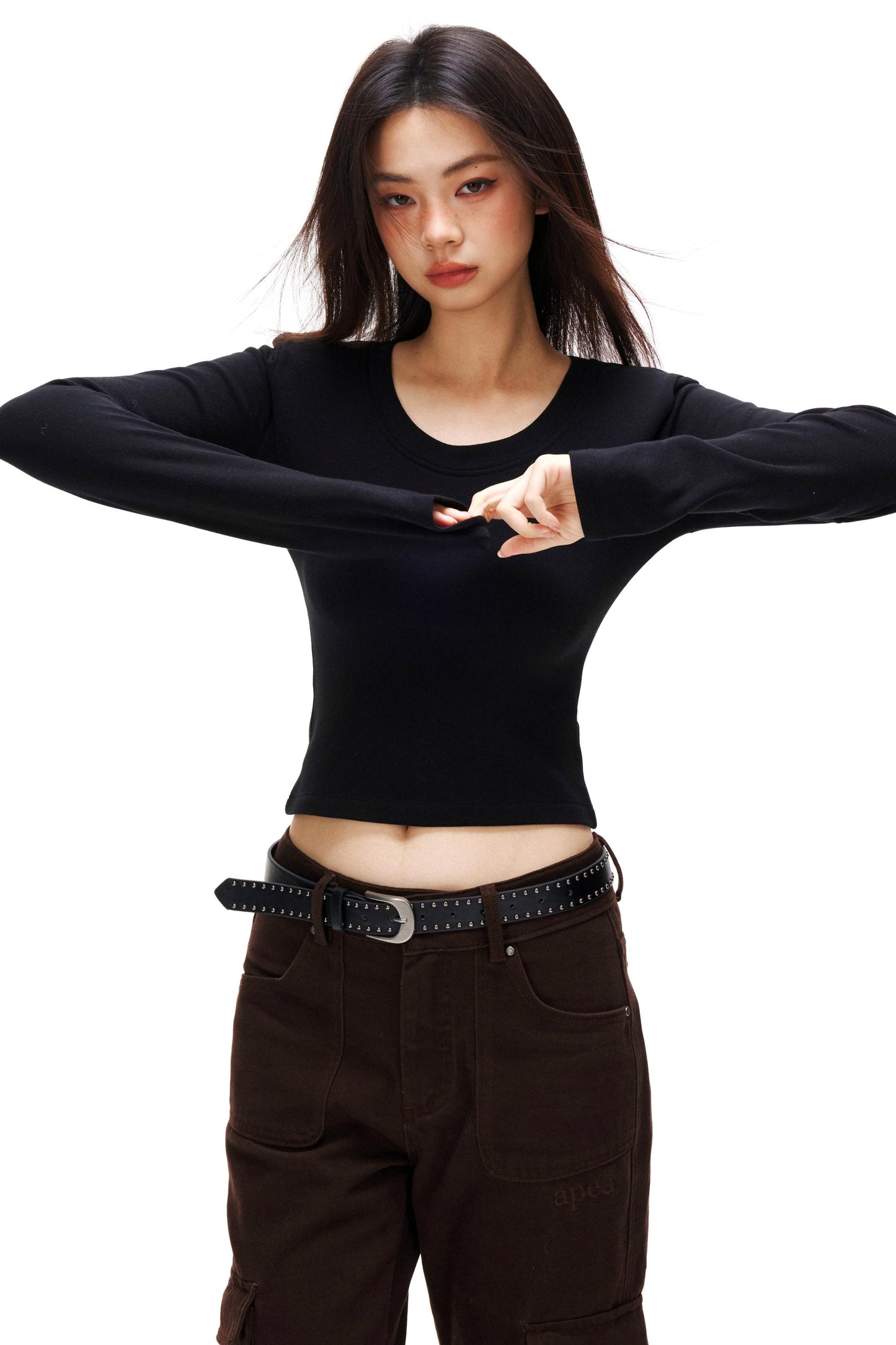 Cashmere Velvet Slim Sweater