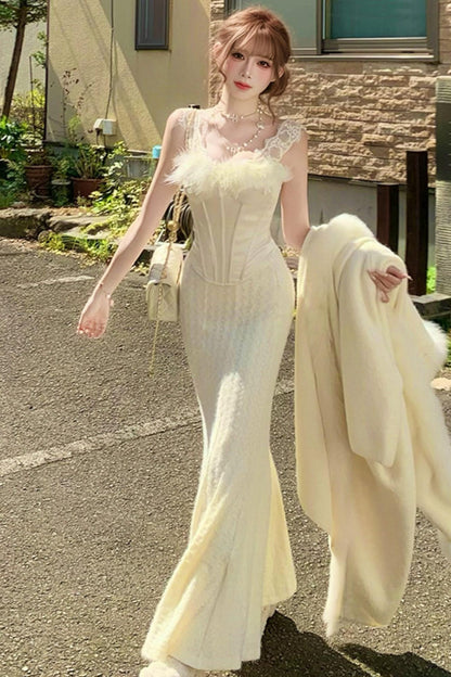 Feather Dream Corset + Somermaid Skirt