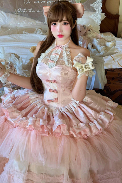 Romantic Pink Princess Dress (Pre-order)