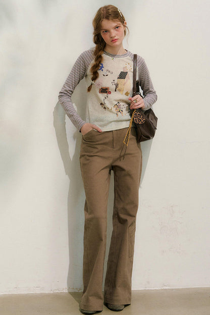 보더 암 레트로 탑