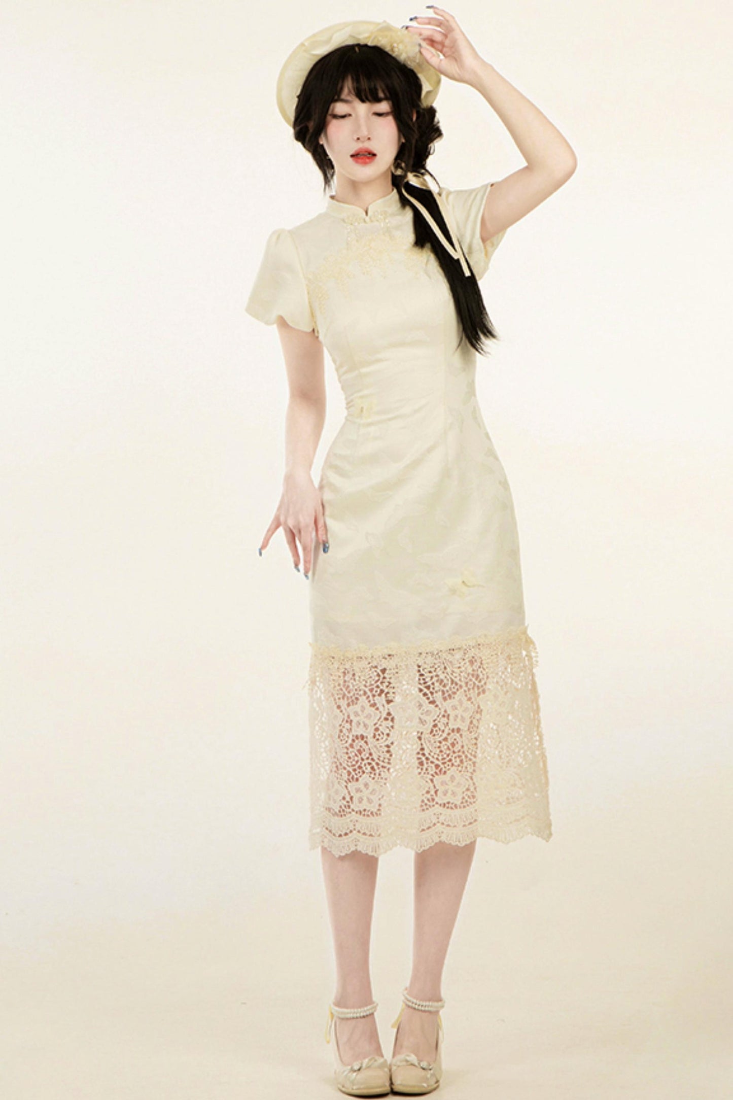 【予約商品】エレガントフィッシュテールロリータドレスセットアップ