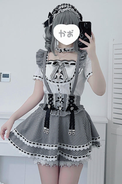 [Pre-order Item] Doll Girly Ryousangata Top + Skirt