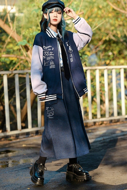 Stellar Meow Full Print Blouse