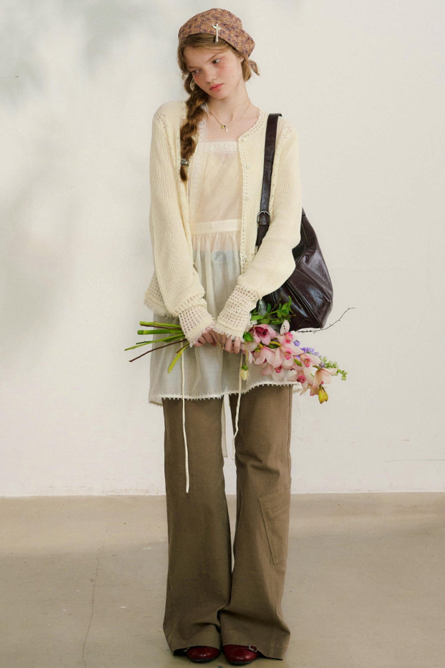 ストリートニットカーディガン