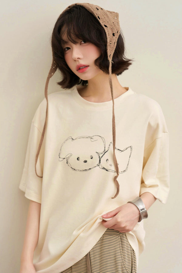 Animal Sweet Loose Top