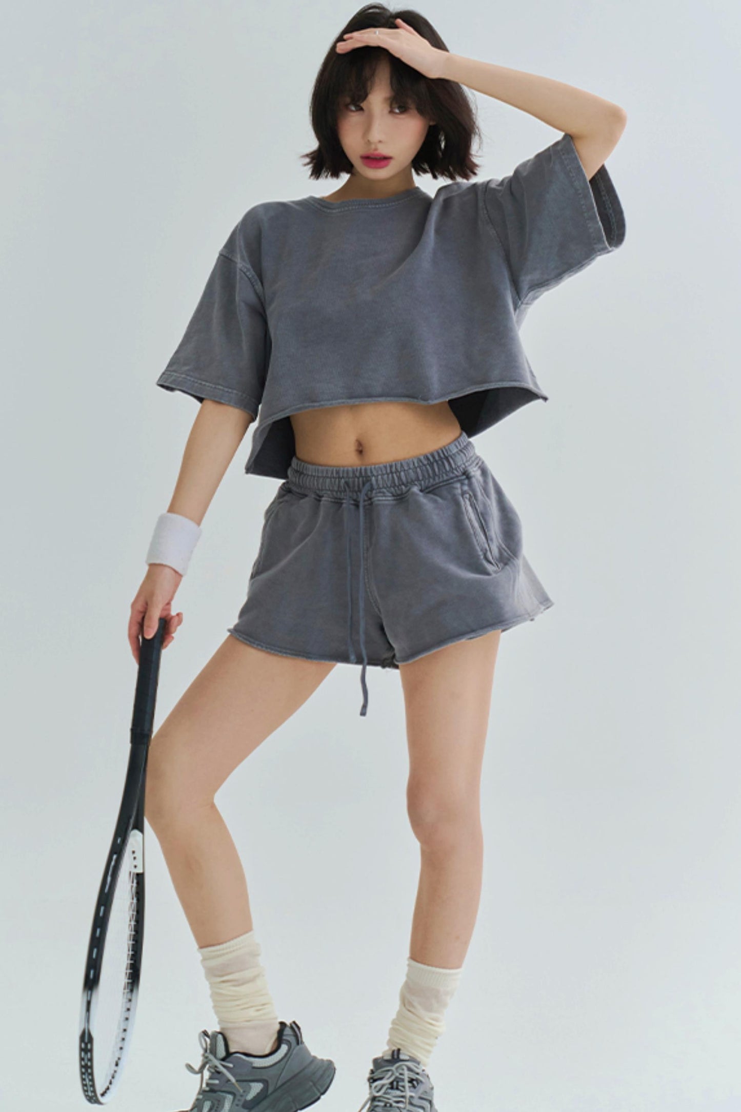 Top de Ocio Lavado + Pantalones Cortos