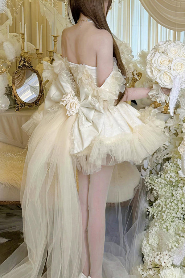 Flower Tulle Princess Dress + Accessories