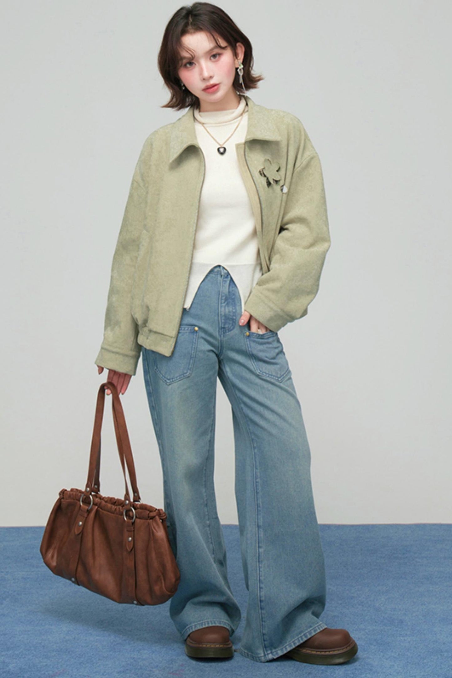 プチレトロパッチワークジャケットセット