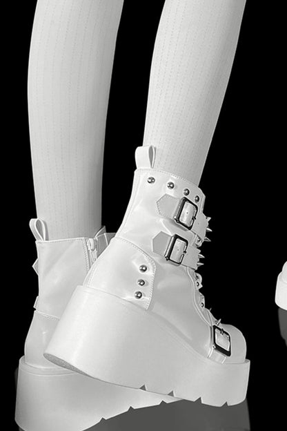 Punk Platform Biker Boots