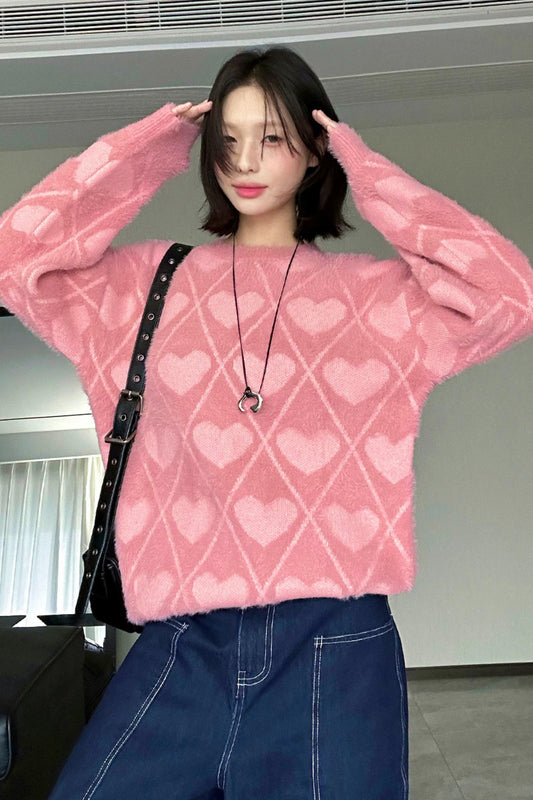 Soft Pink Fruhlingspullover