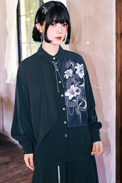Dark Realm Chiffon Blouse