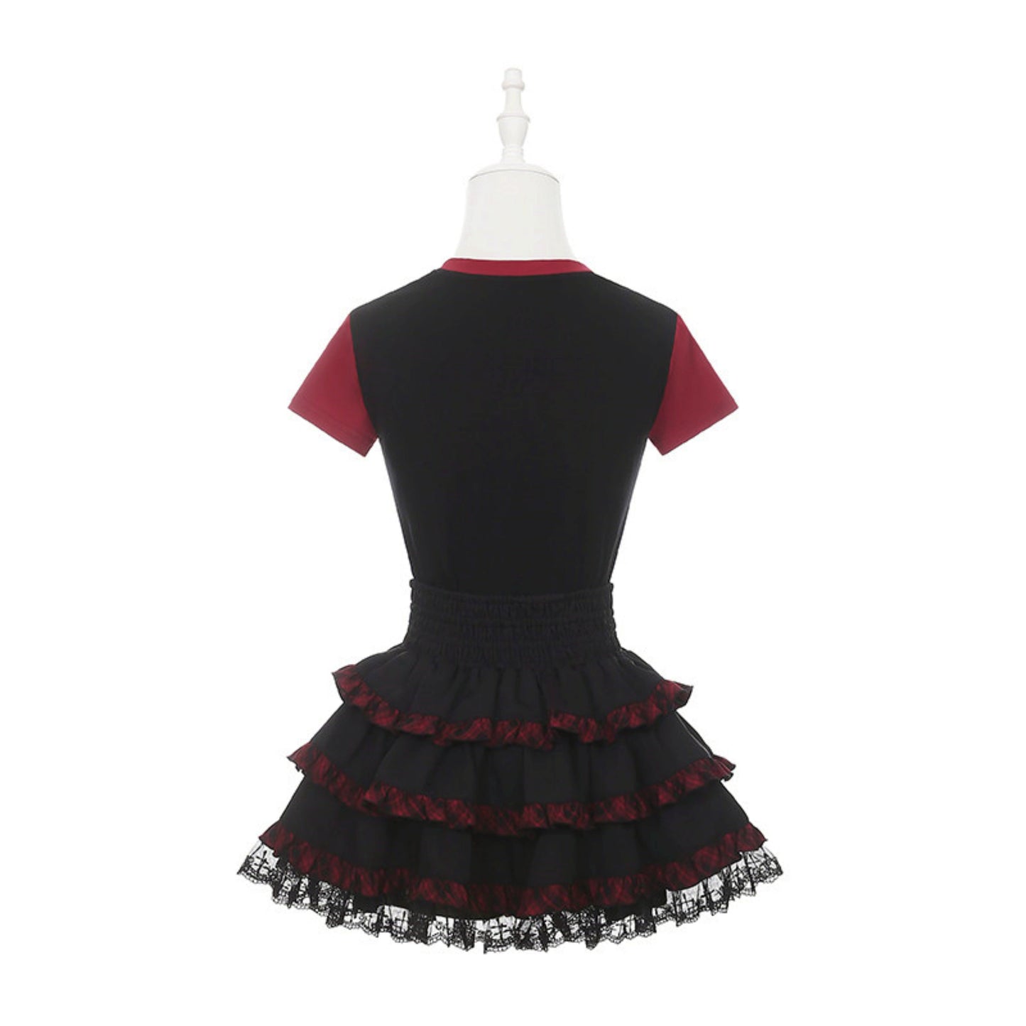 [Pre-Order] Subculture Dark Kawaii Punk T-Shirt + Skirt