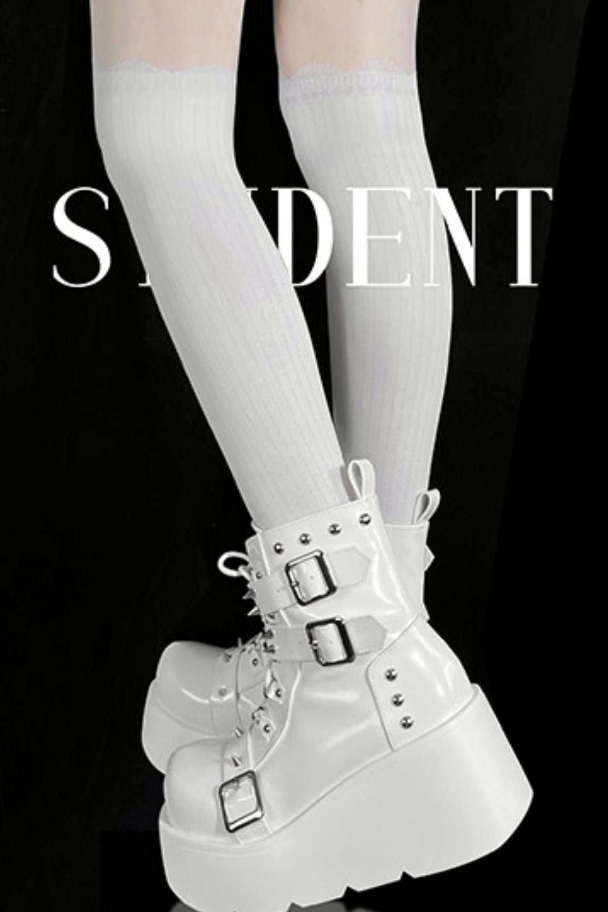 Punk Platform Biker Boots