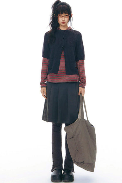 スリムスリットヘムレギンス