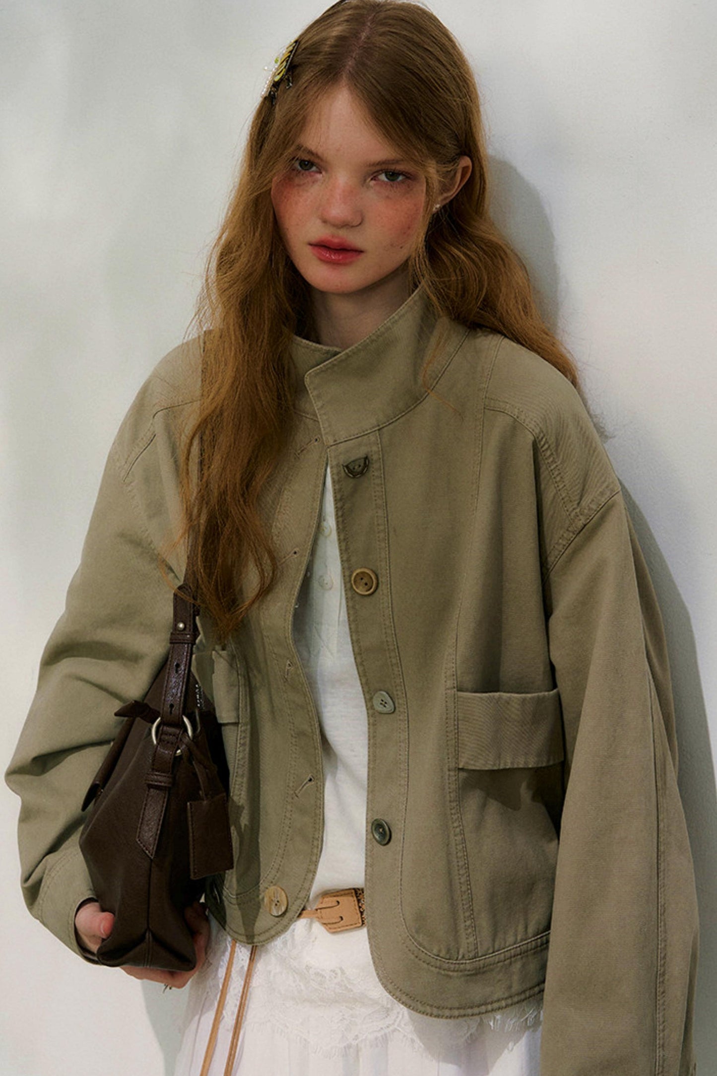 카폭 레터 페티 재킷