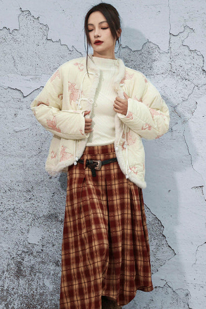 Coy Embroidered Cotton Jacket