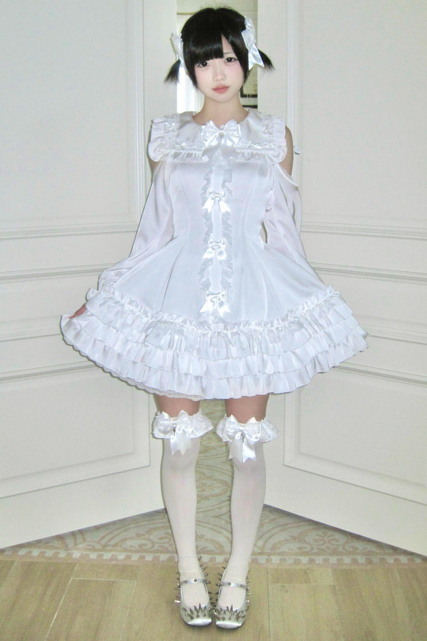 Satin Gothic Witch Dress